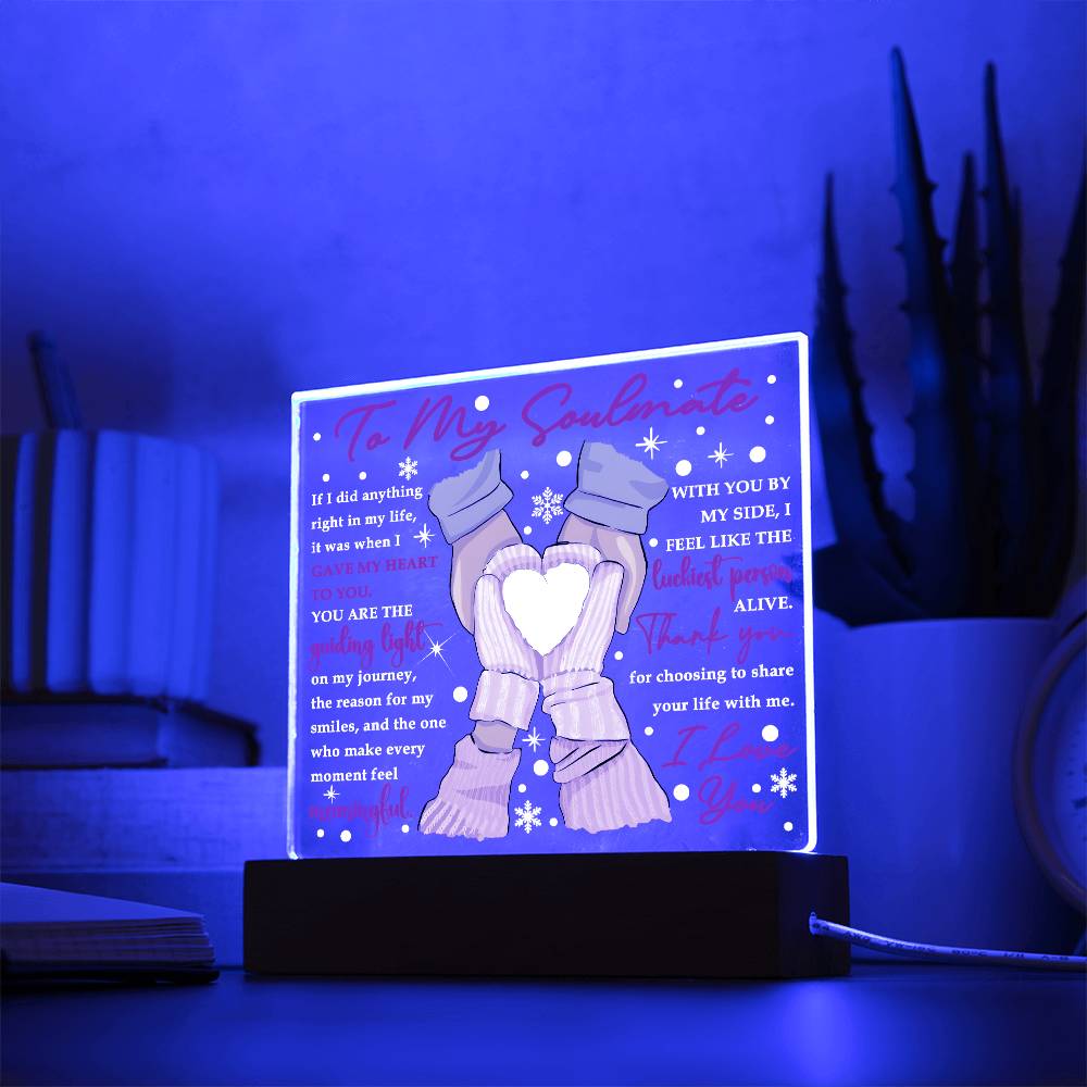 Soulmate-By My Side-Acrylic Acrylic Square