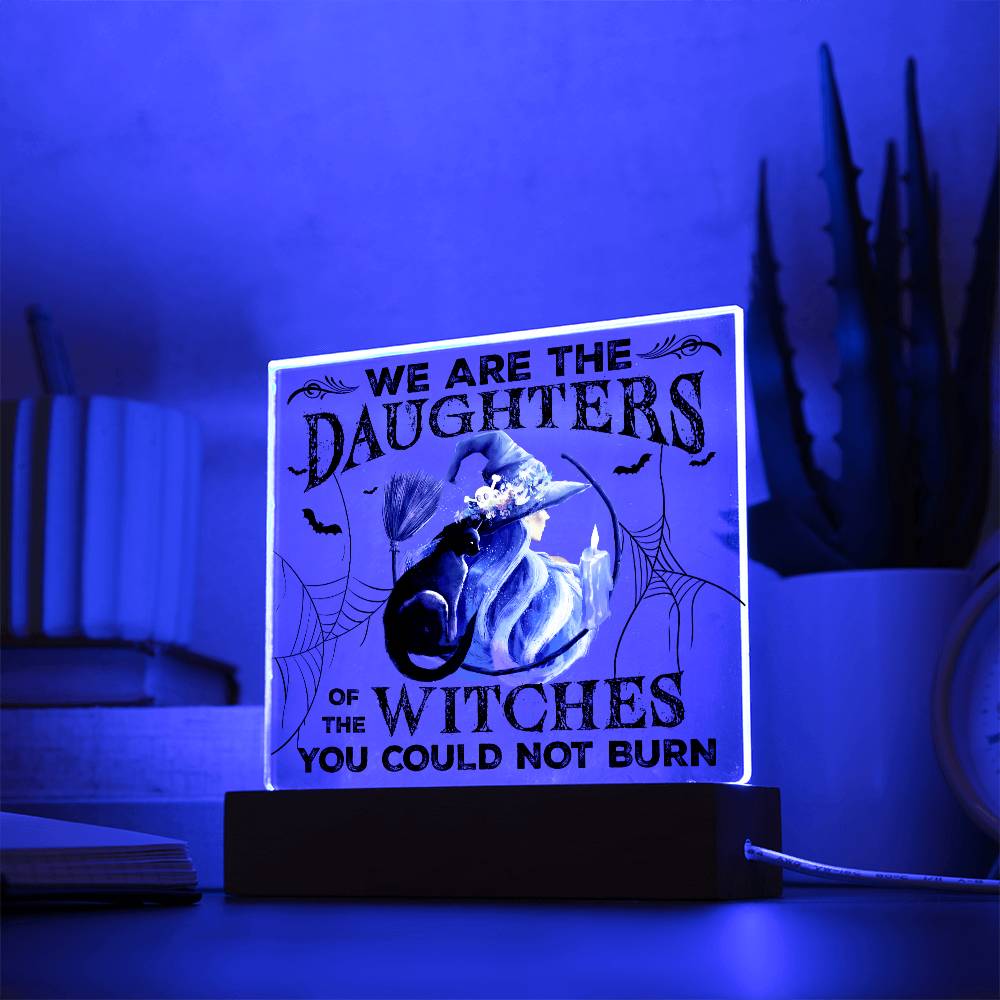 Halloween Gift - Halloween-Could Not Burn-Acrylic Square Plaque Acrylic Square