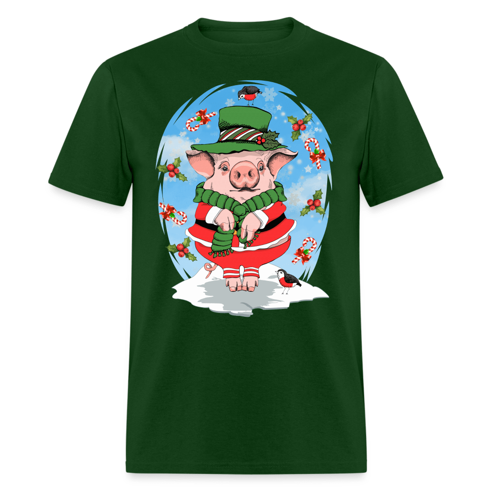 Christmas - Cute Pig Noel - Family Shirts Men, Woman Christmas T Shirts