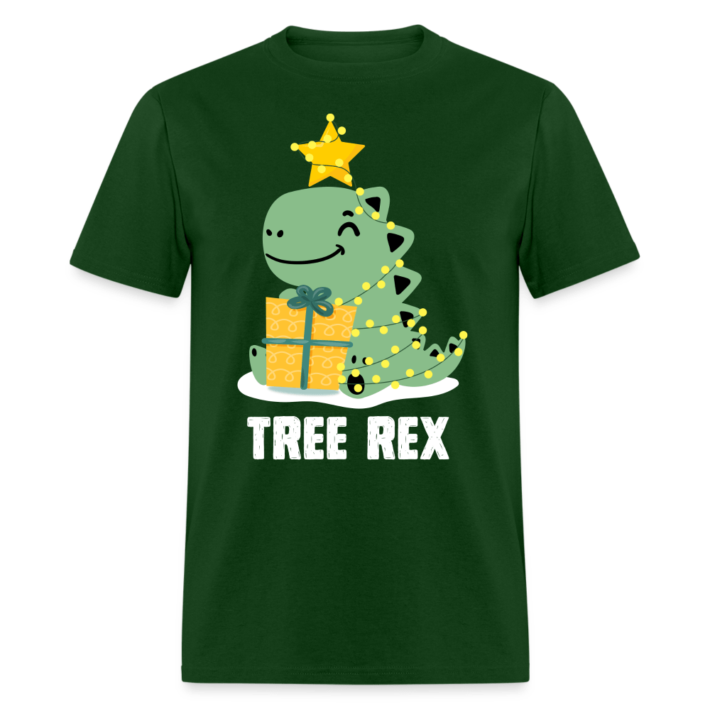 Christmas - Dinosaur Tree Rex - Family Shirts Men, Woman Christmas T Shirts