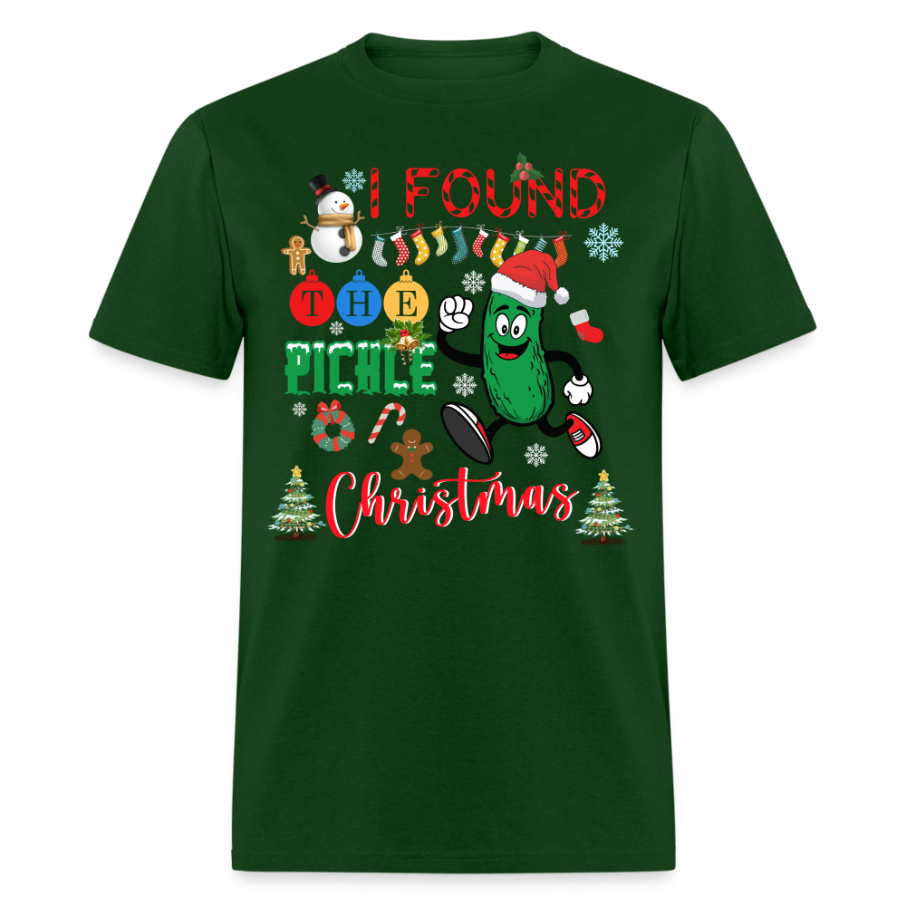Christmas - I Found The Pickle - Family Shirts Men, Woman Christmas T Shirts