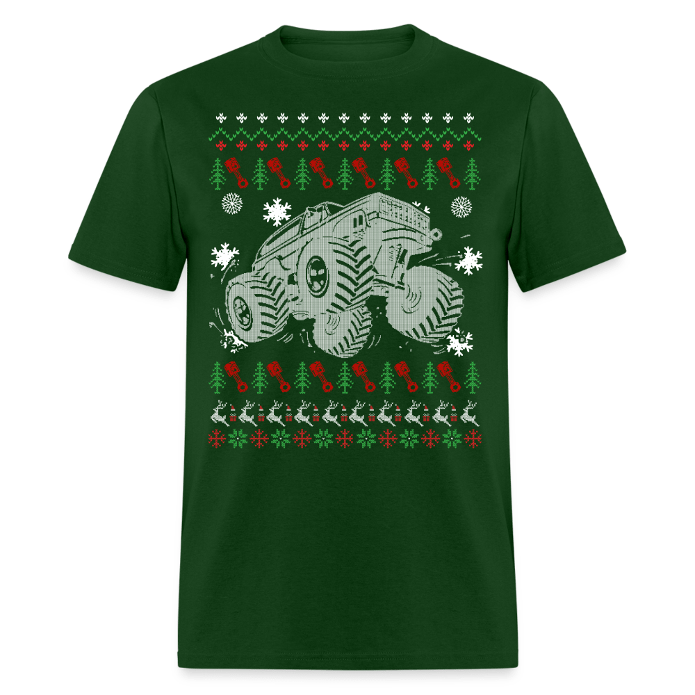 Christmas - Monster Car Ugly Sweater - Family Shirts Men, Woman Christmas T Shirts