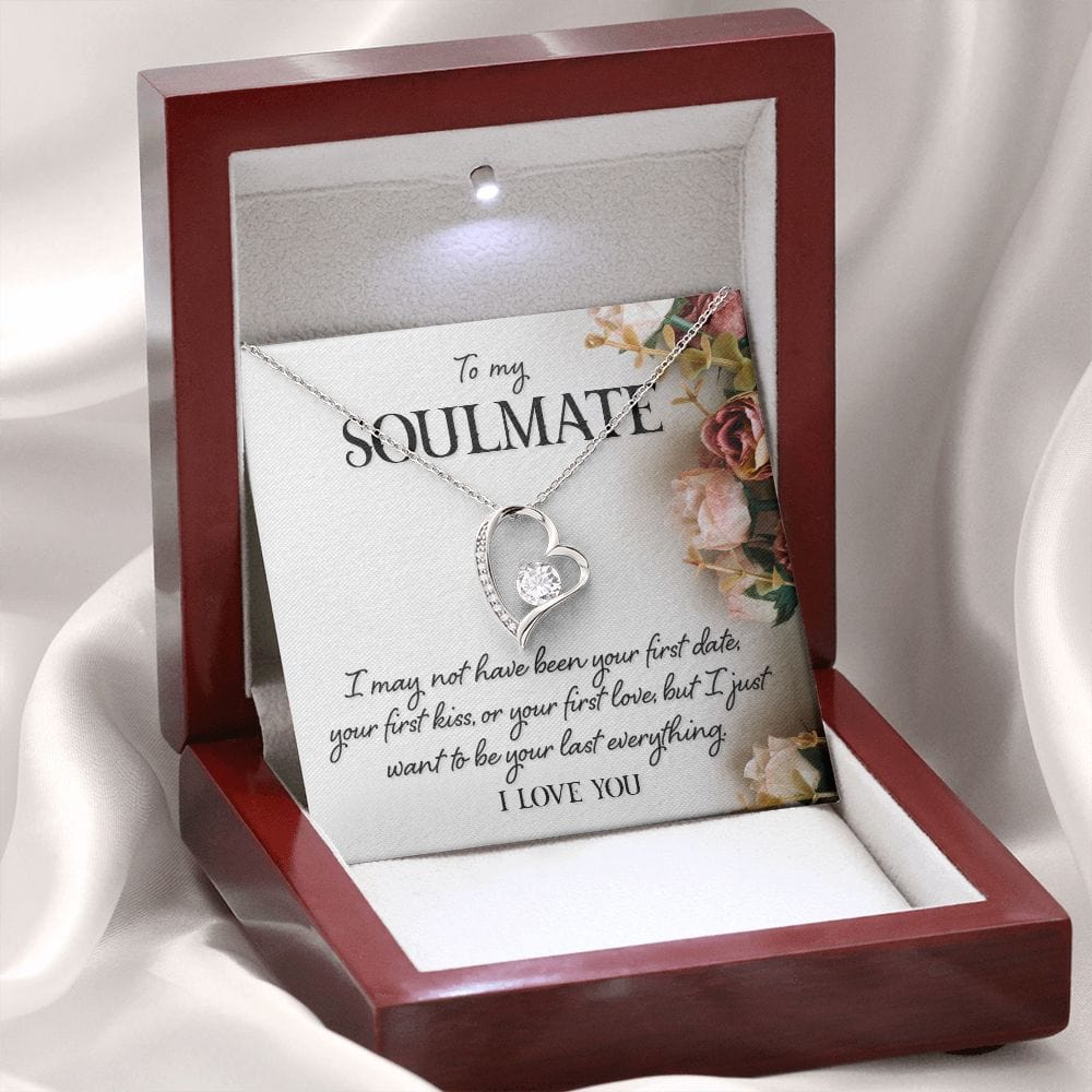 Gift For My Soulmate - Last Everything - Forever Love Necklace - Gift For Wife For Birthday, Anniversary, Christmas, Mother's Day, Valentines Day