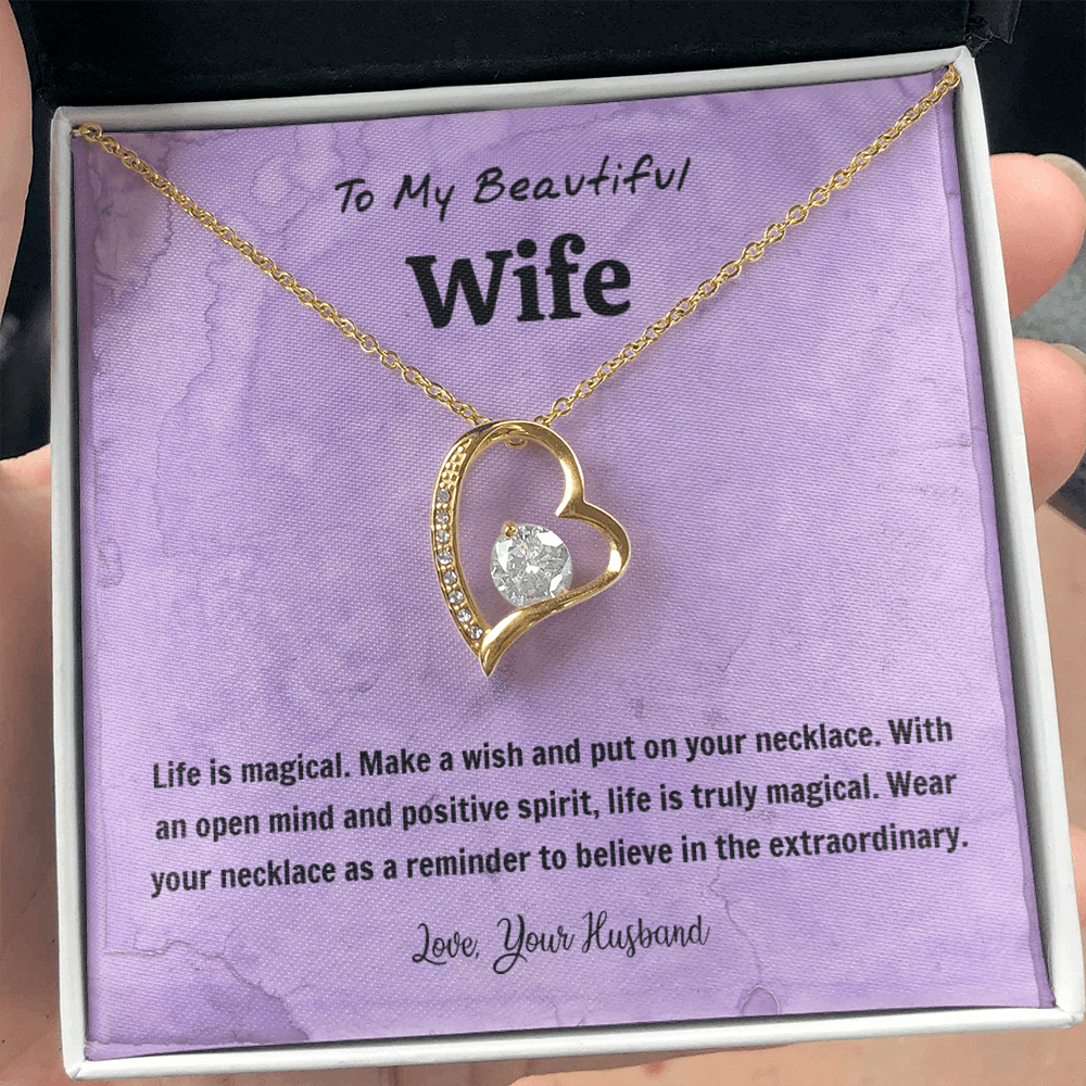 Life Is Magical - Forever Love Necklace Message Card