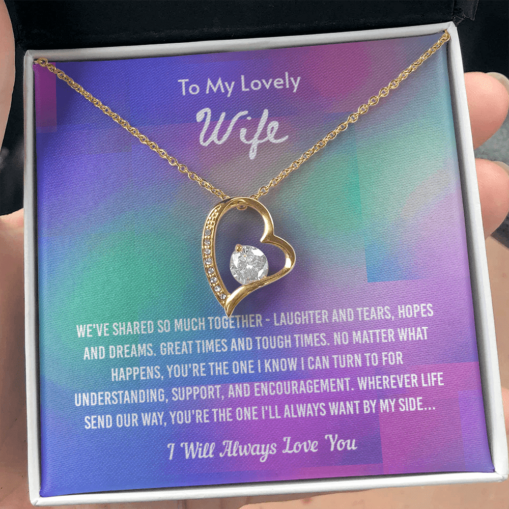 We've Shared So Much Together - Forever Love Necklace Message Card
