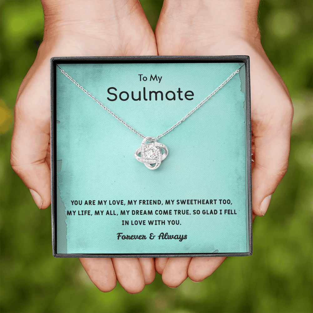 You are my love - Love Knot Necklace Message Card