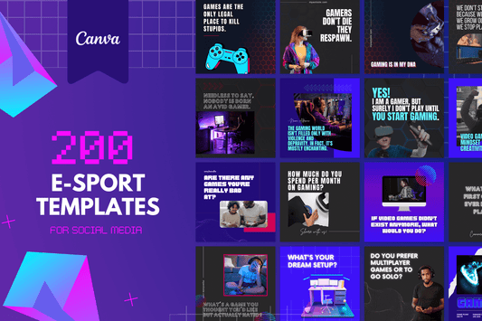 200 Esports Templates for Social Media