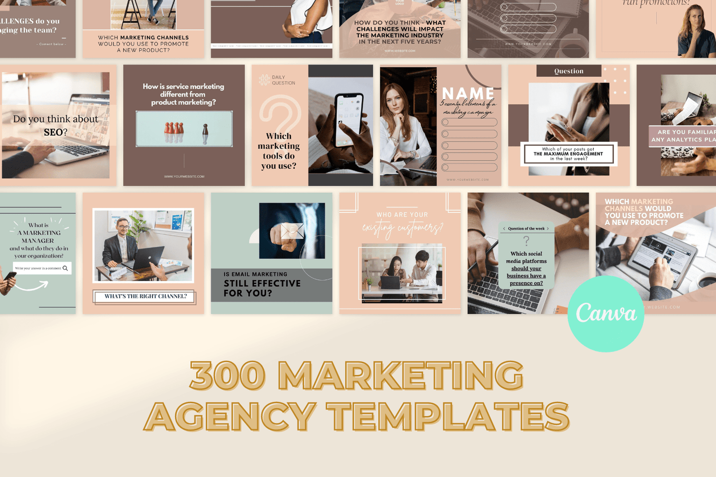 300 Marketing Agency Templates for Social Media