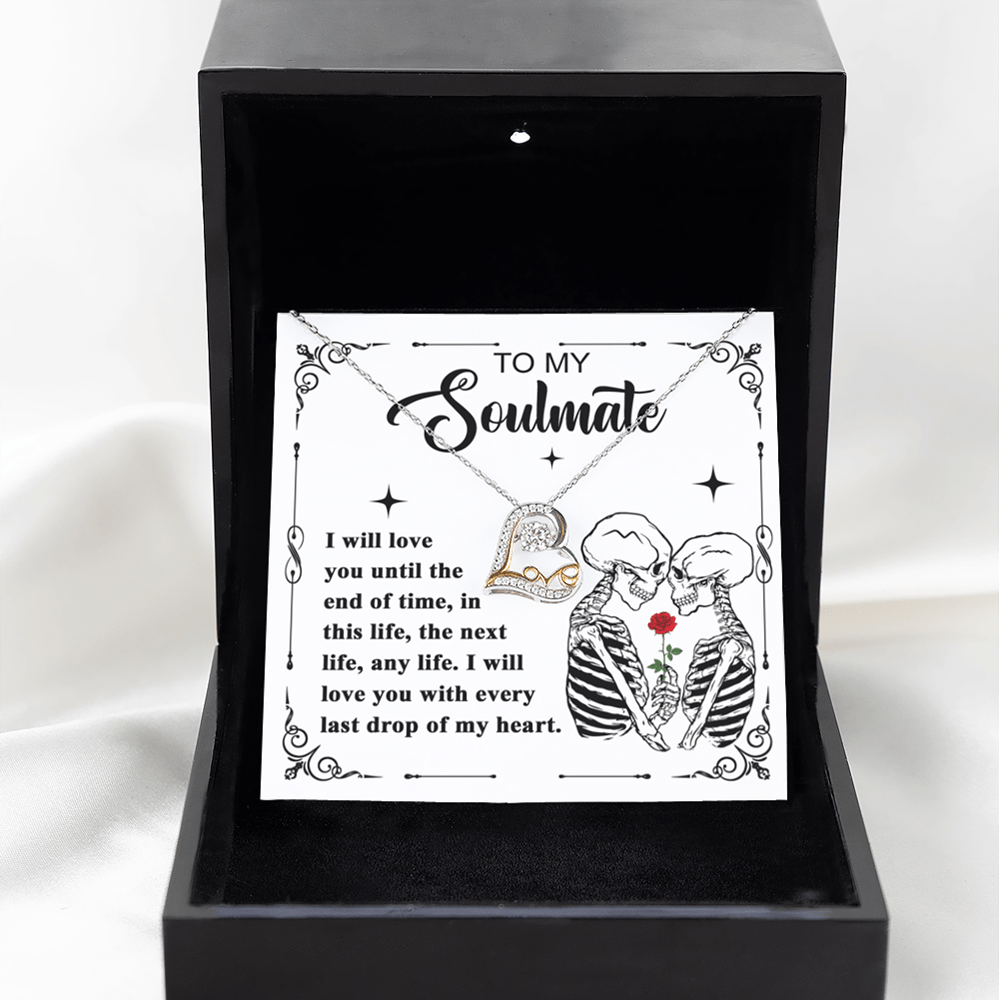 Halloween Gift - Soulmate End Of Time - Love Dancing Necklace