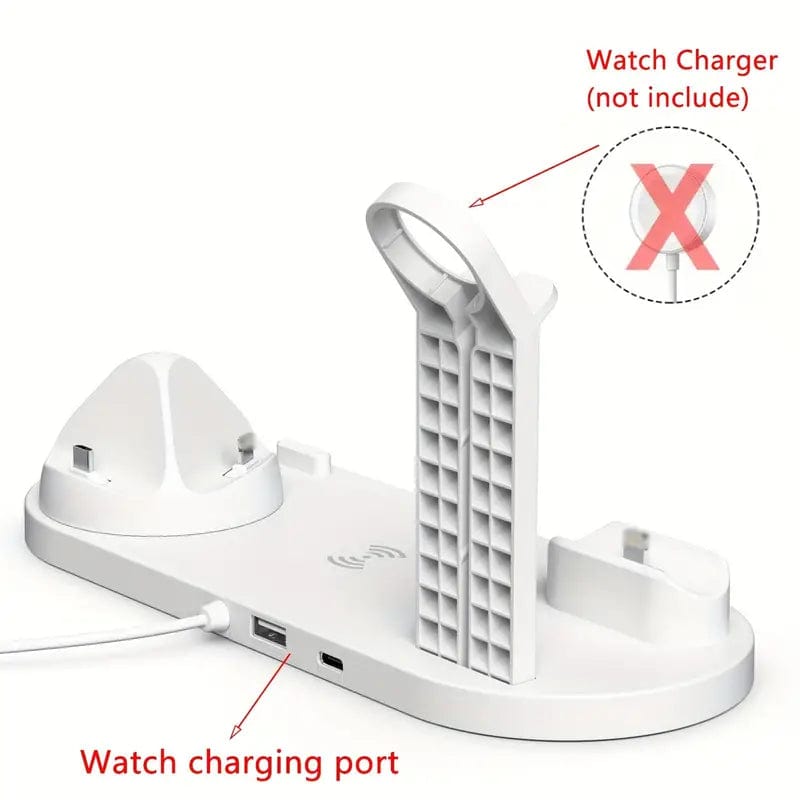 15W Fast Wireless Charging Station: Compatible With IPhone, Samsung, Xiaomi, Vivo & Airpods!