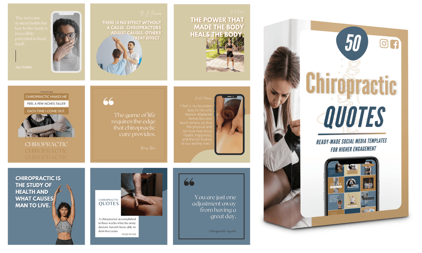 200 Chiropractic Templates for Social Media