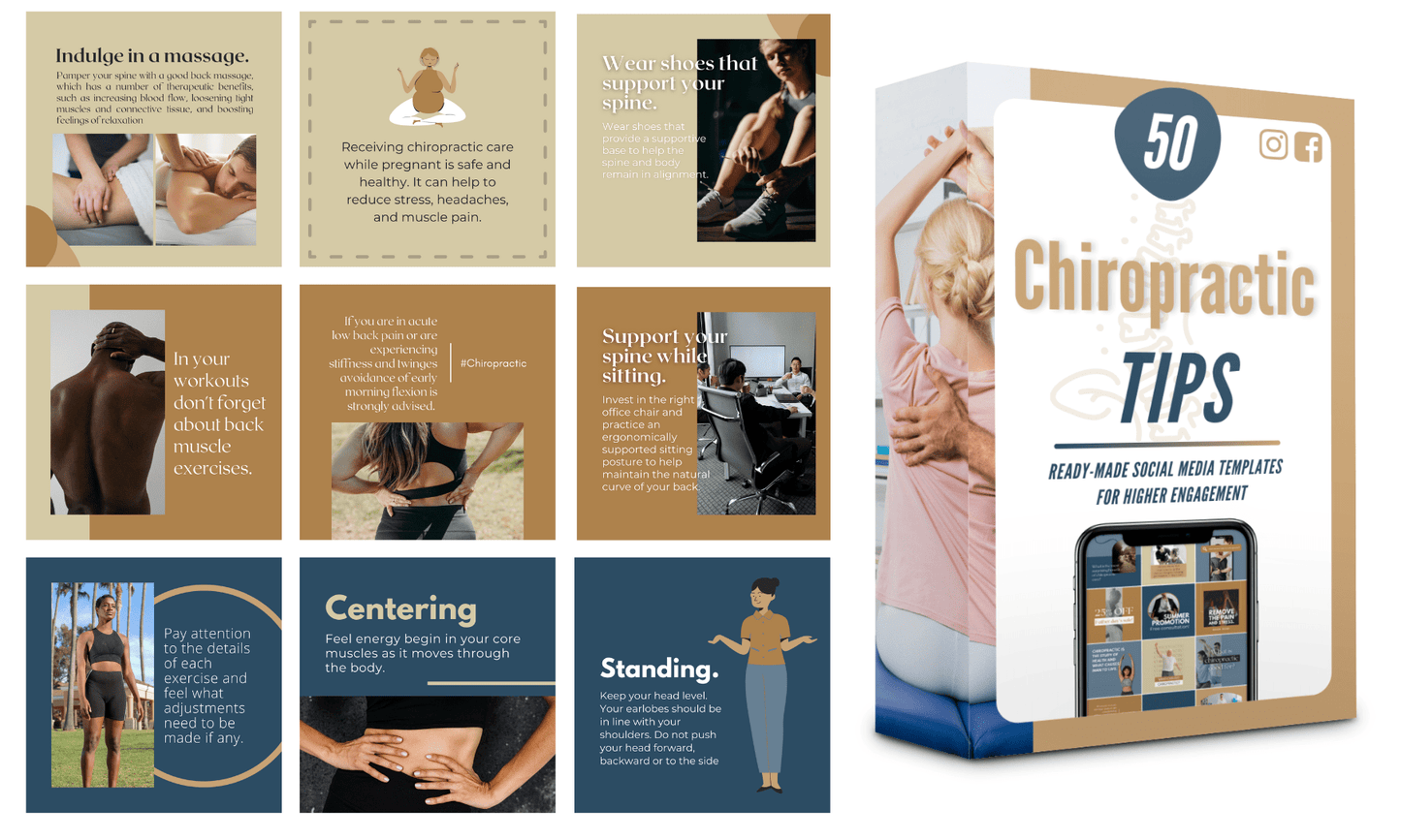 200 Chiropractic Templates for Social Media