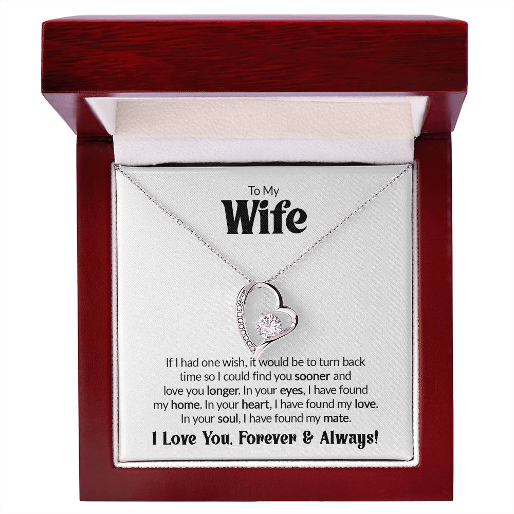 Gift For Wife - If I Had One Wish - Forever Love Necklace