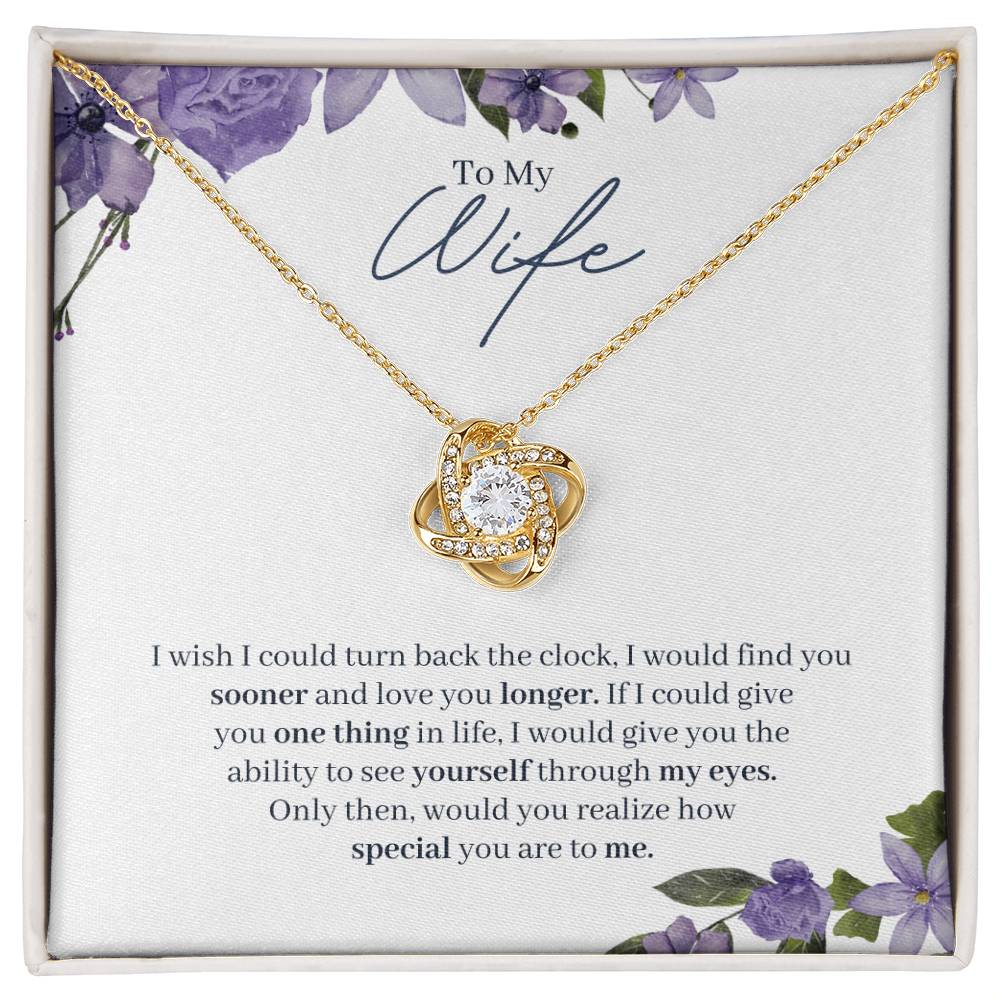 Gift For Wife - I Wish I Could - Love Know Necklace