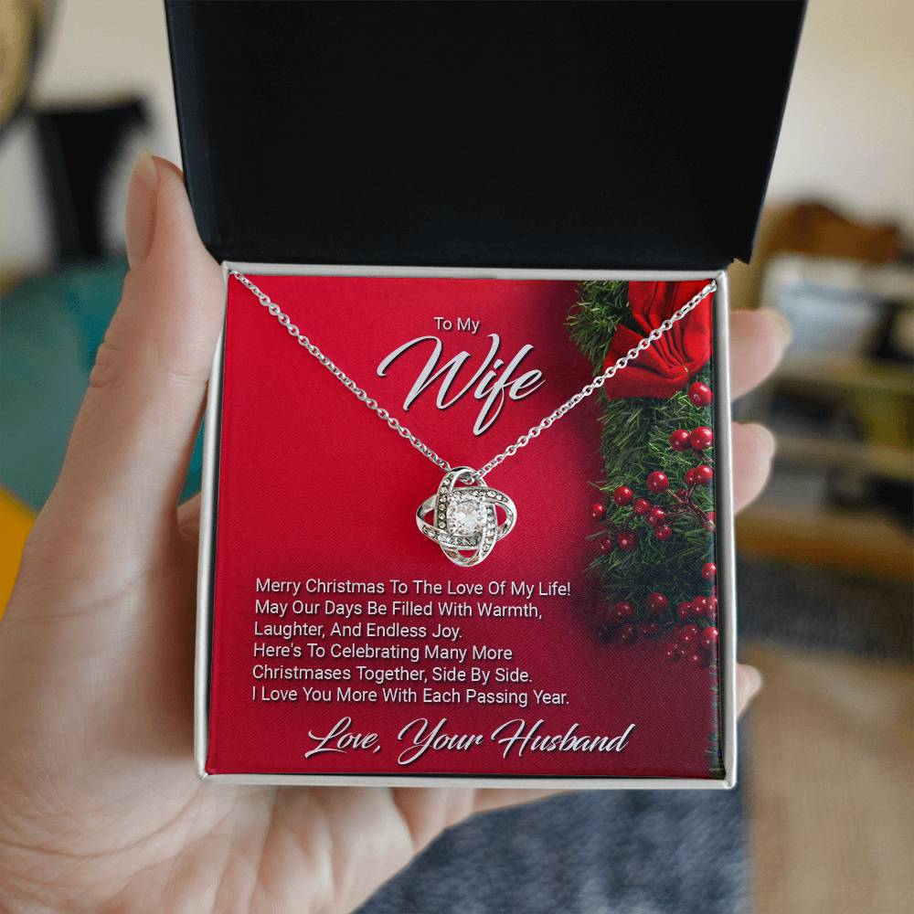 To My Wife - Merry Christmas - Love Know Necklace