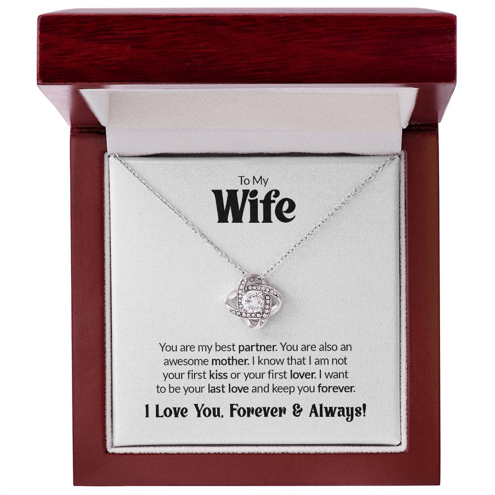 Gift For Wife - Best Partner - Love Knot Necklace