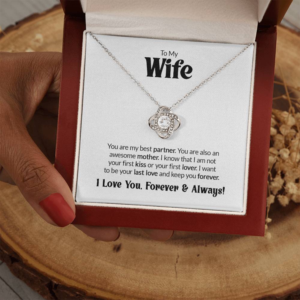Gift For Wife - Best Partner - Love Knot Necklace
