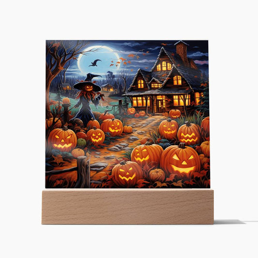 Halloween Gift - Halloween Home-Acrylic Square Plaque Acrylic Square