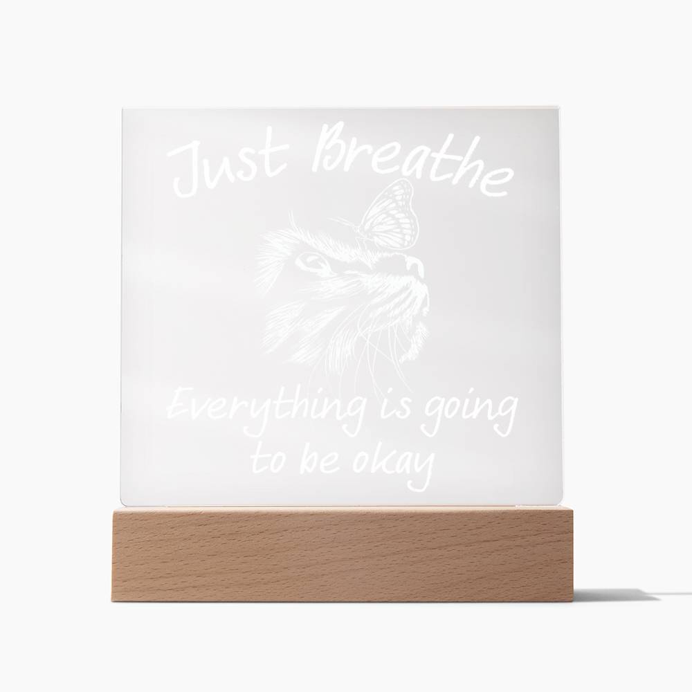 Christmas - Just Breathe - Acrylic Square