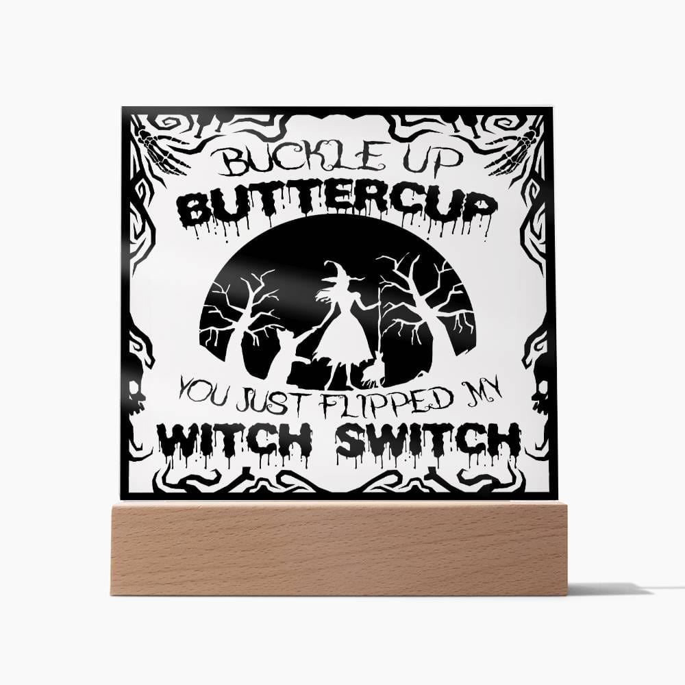 Halloween Gift - Buttercup-Acrylic Square Plaque Acrylic Square