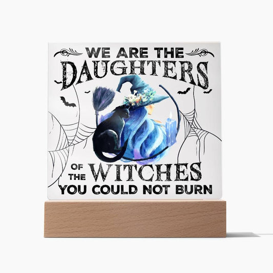 Halloween Gift - Halloween-Could Not Burn-Acrylic Square Plaque Acrylic Square