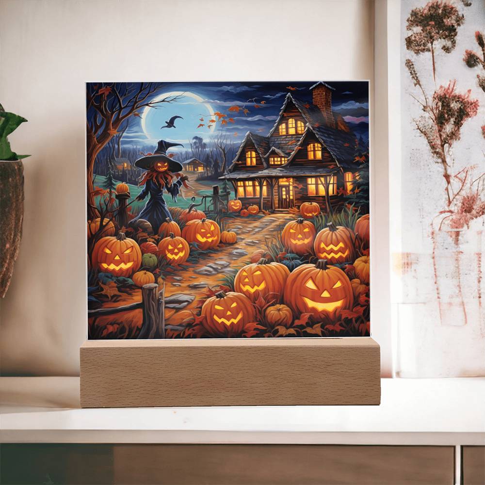 Halloween Gift - Halloween Home-Acrylic Square Plaque Acrylic Square