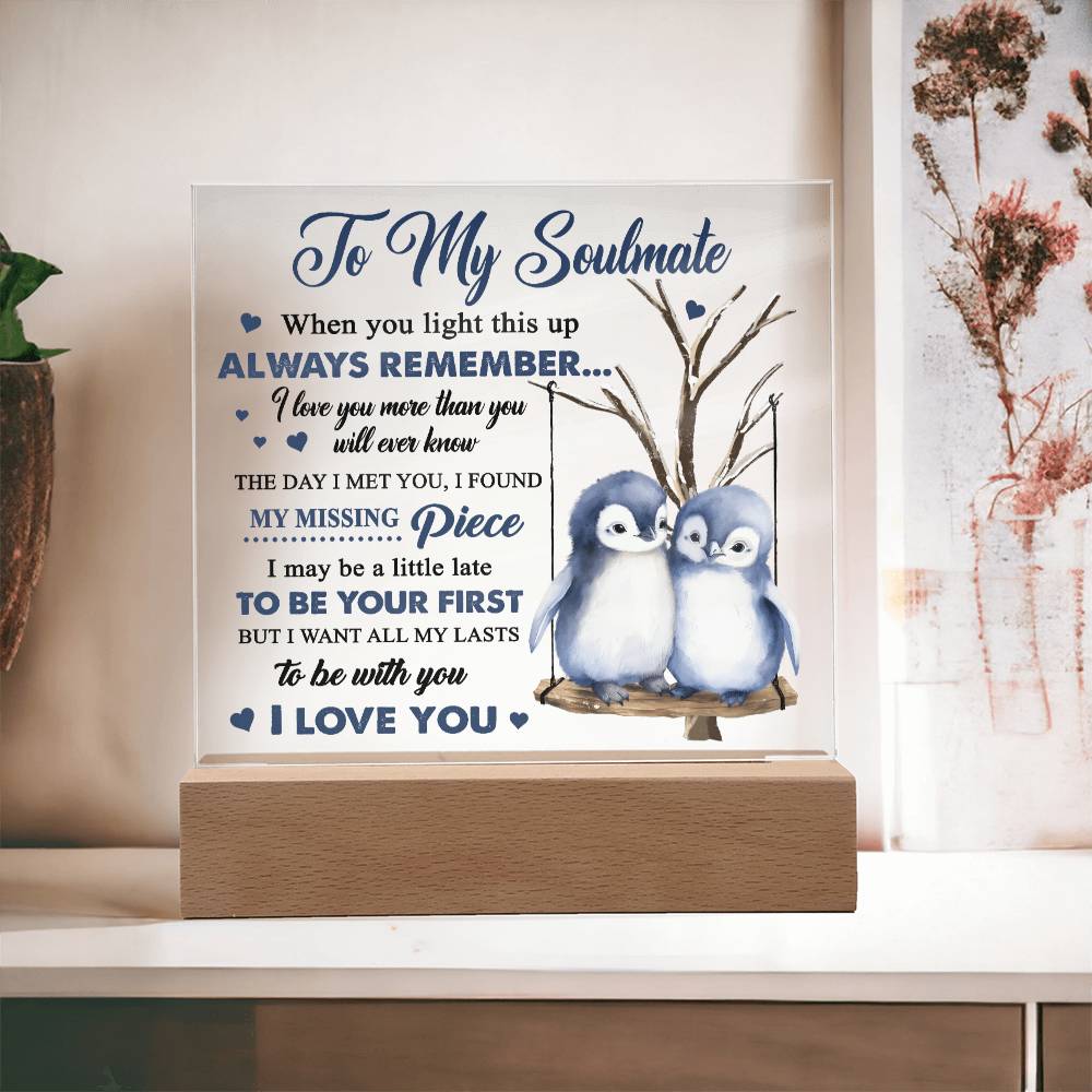 My Soulmate-Love You More-Acrylic Acrylic Square