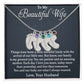 To Mother - Patient And Amazing Mother - Custom Baby Feet Necklace with Birthstone