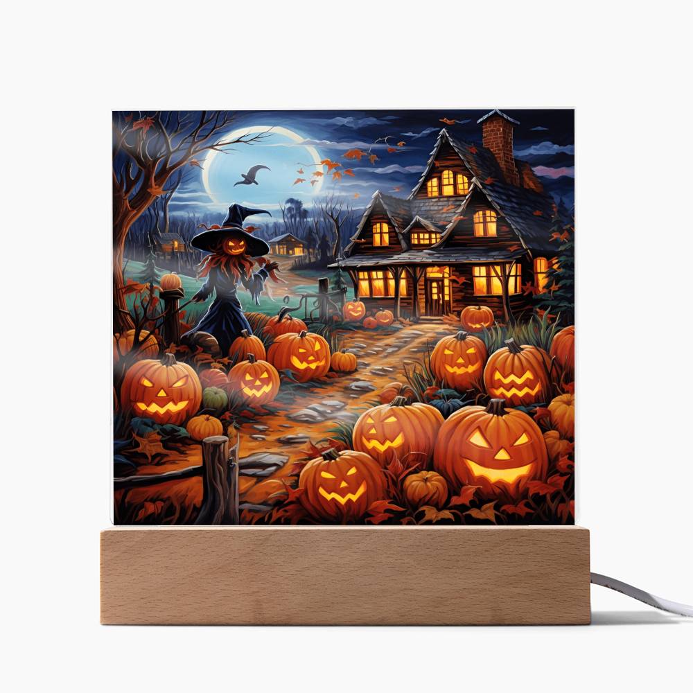 Halloween Gift - Halloween Home-Acrylic Square Plaque Acrylic Square