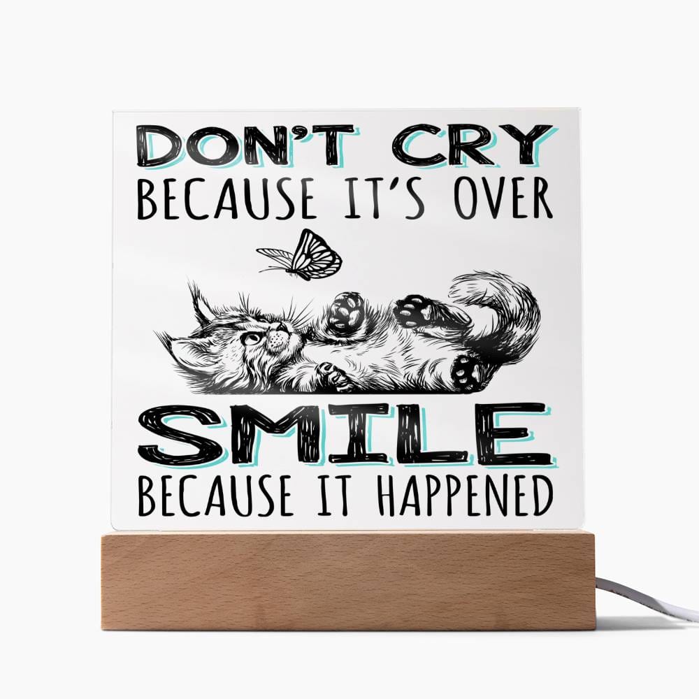 Smile It Happened-Acrylic Square Plaque