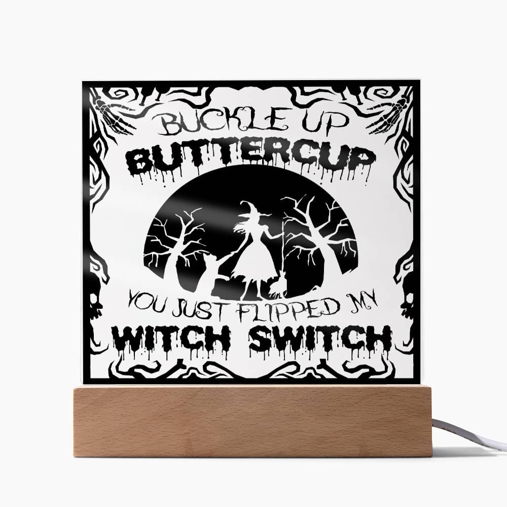 Halloween Gift - Buttercup-Acrylic Square Plaque Acrylic Square