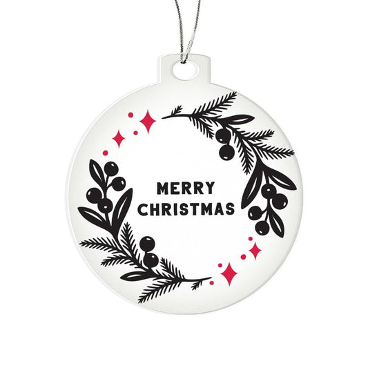 Acrylic Ornament - Merry Chirstmas