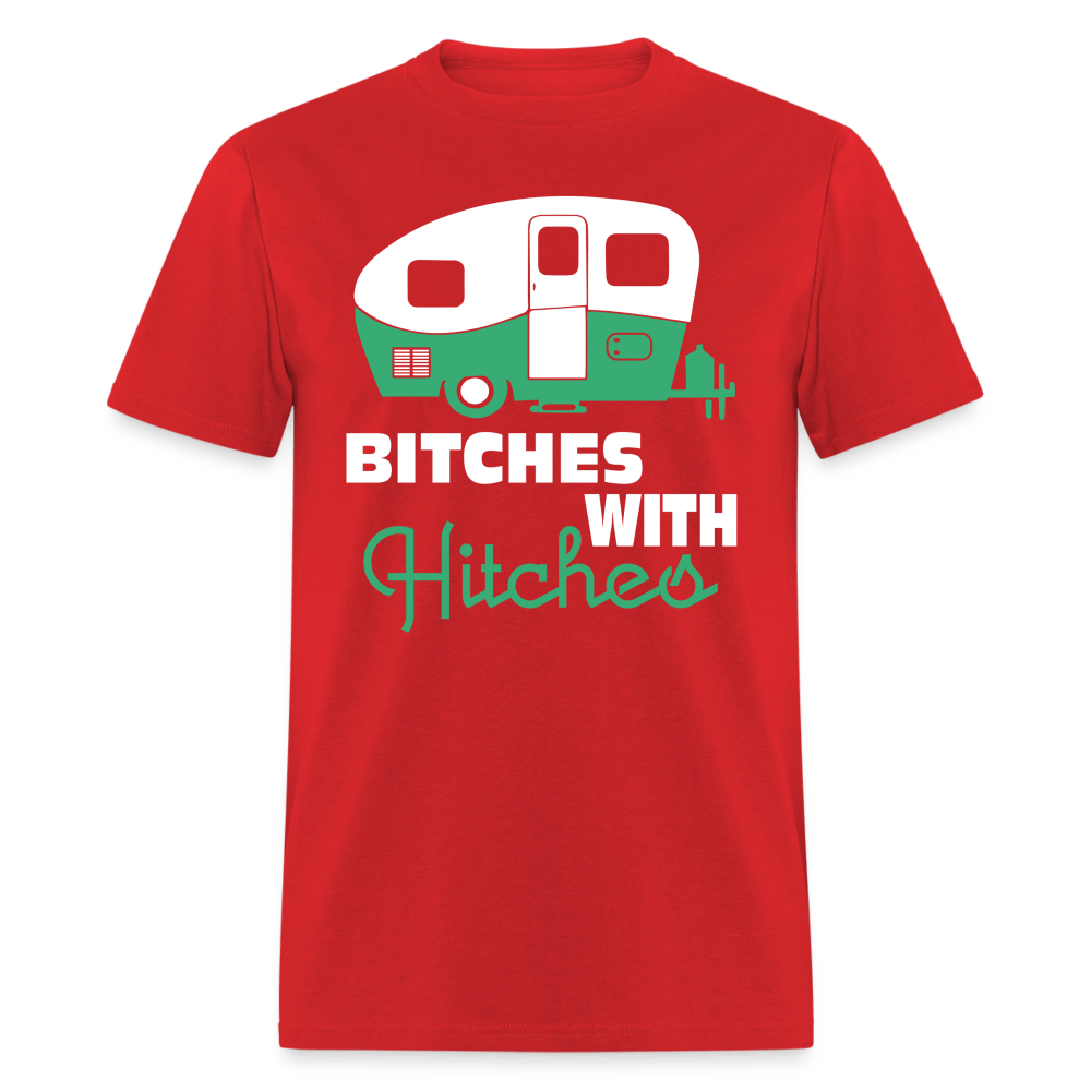 Bitches With Hitches Camping T-Shirt