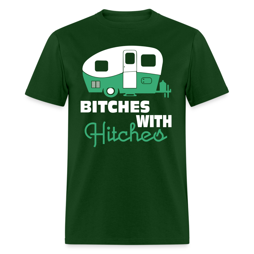 Bitches With Hitches Camping T-Shirt