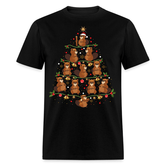 Christmas - Beaver Christmas Tree - Family Shirts Men, Woman Christmas T Shirts