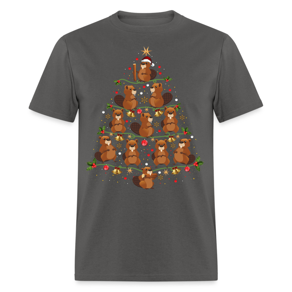 Christmas - Beaver Christmas Tree - Family Shirts Men, Woman Christmas T Shirts