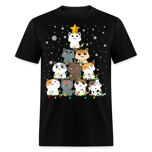 Christmas - Cat Christmas Tree - Family Shirts Men, Woman Christmas T Shirts