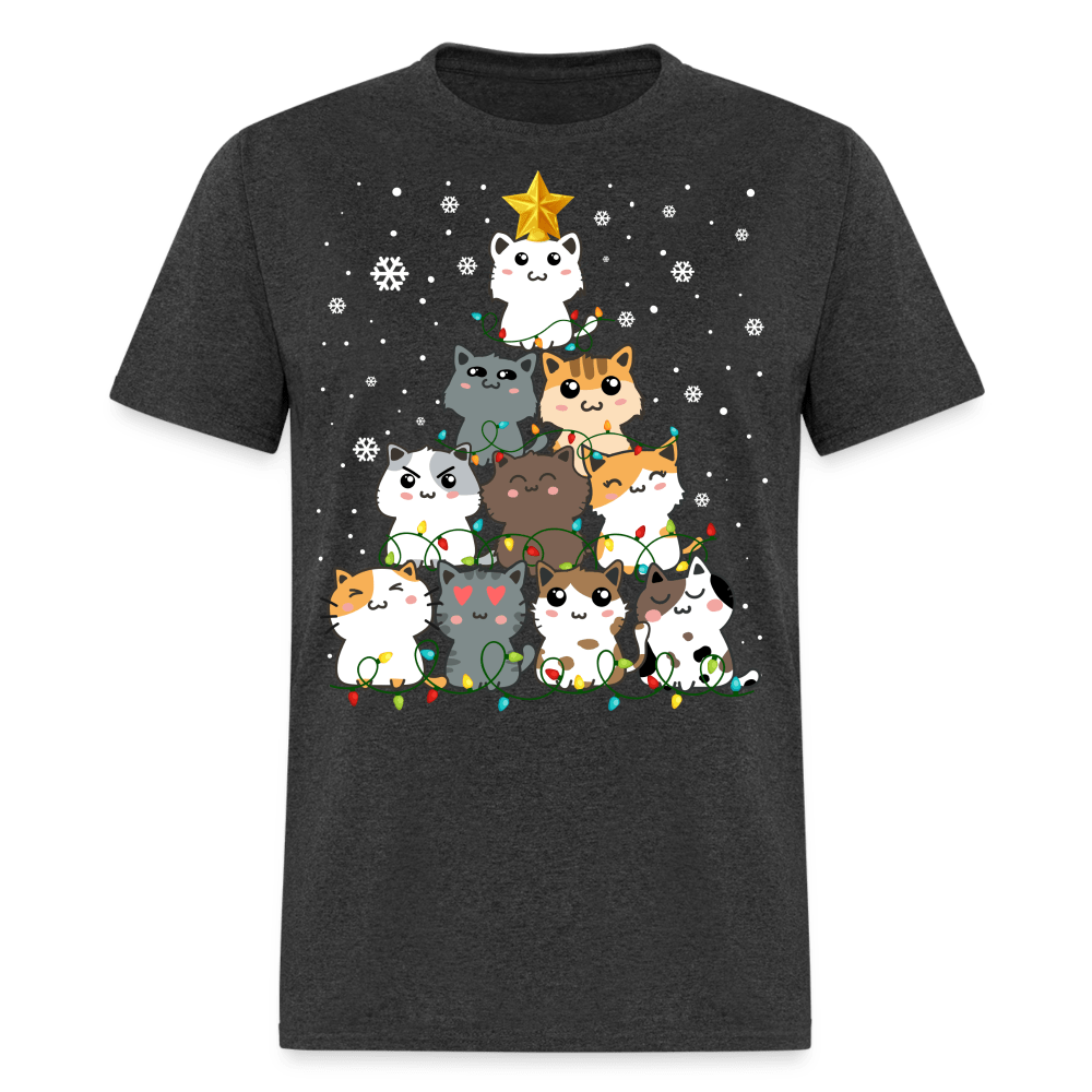 Christmas - Cat Christmas Tree - Family Shirts Men, Woman Christmas T Shirts