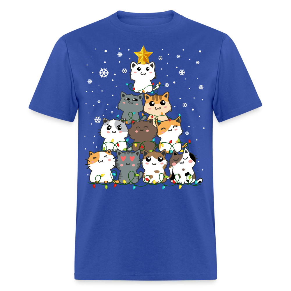 Christmas - Cat Christmas Tree - Family Shirts Men, Woman Christmas T Shirts