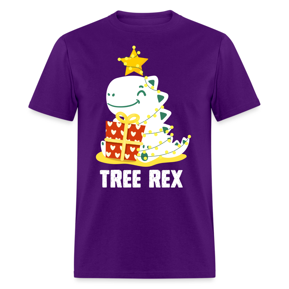Christmas - Cool Dinosaur Tree Rex - Family Shirts Men, Woman Christmas T Shirts