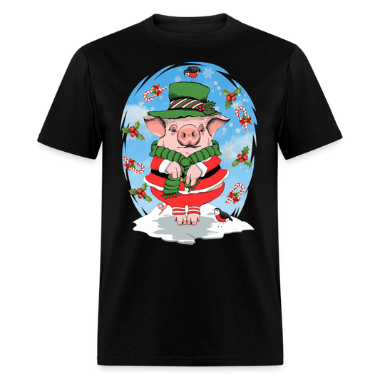 Christmas - Cute Pig Noel - Family Shirts Men, Woman Christmas T Shirts