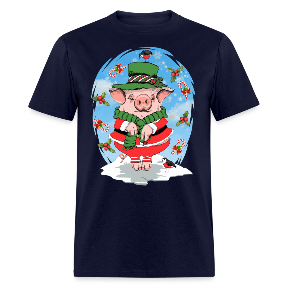 Christmas - Cute Pig Noel - Family Shirts Men, Woman Christmas T Shirts