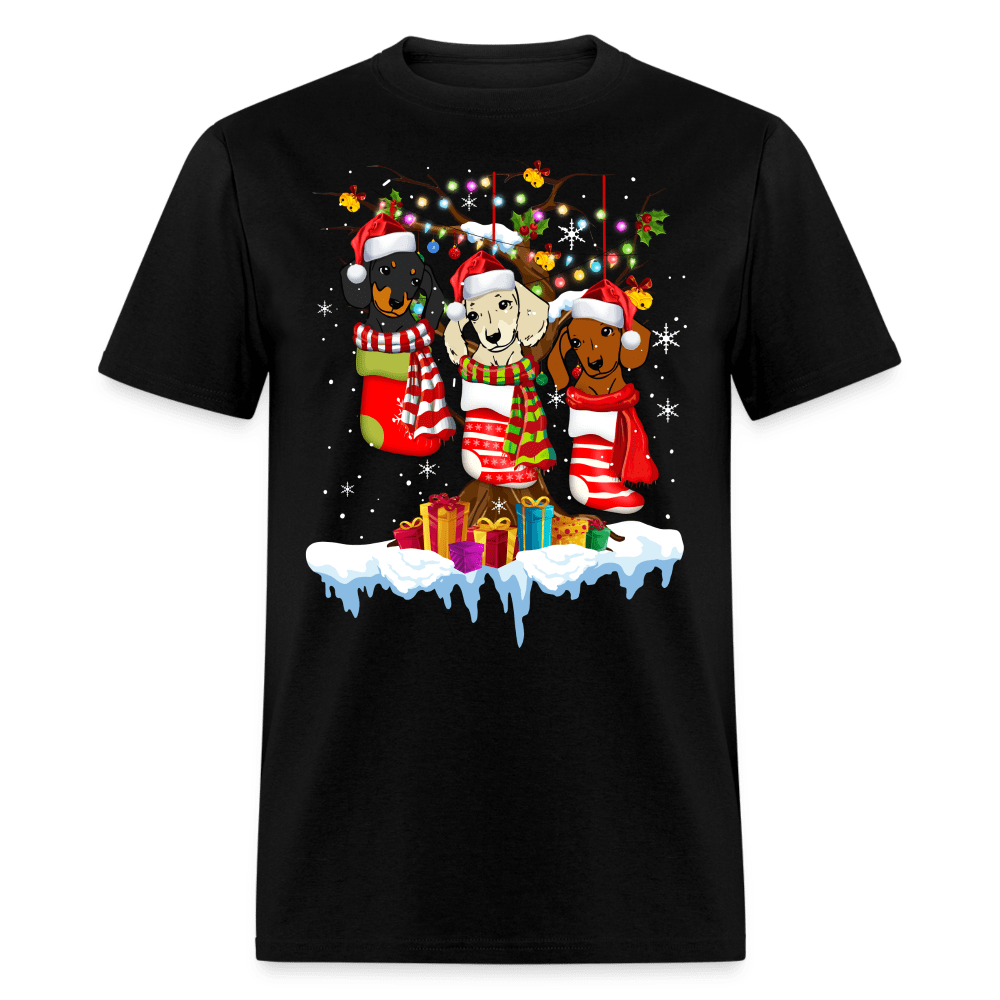 Christmas - Dogs In Socks Christmas - Family Shirts Men, Woman Christmas T Shirts