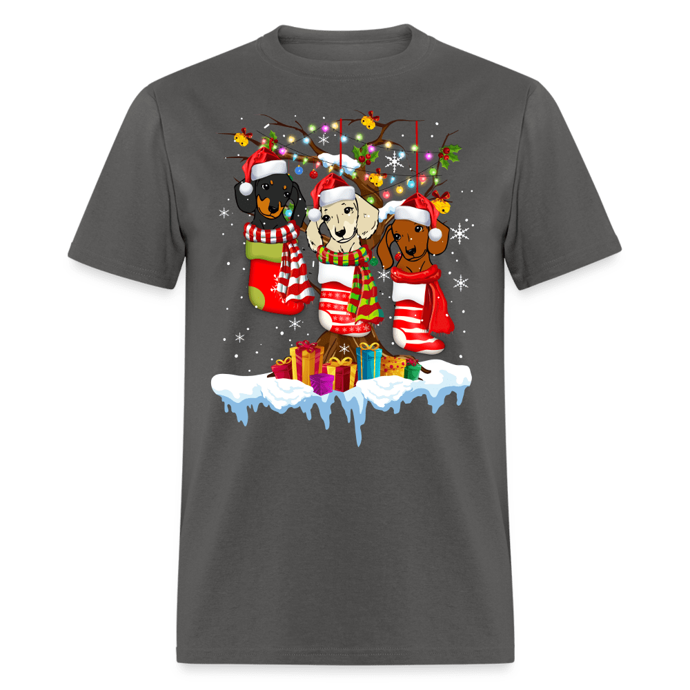 Christmas - Dogs In Socks Christmas - Family Shirts Men, Woman Christmas T Shirts