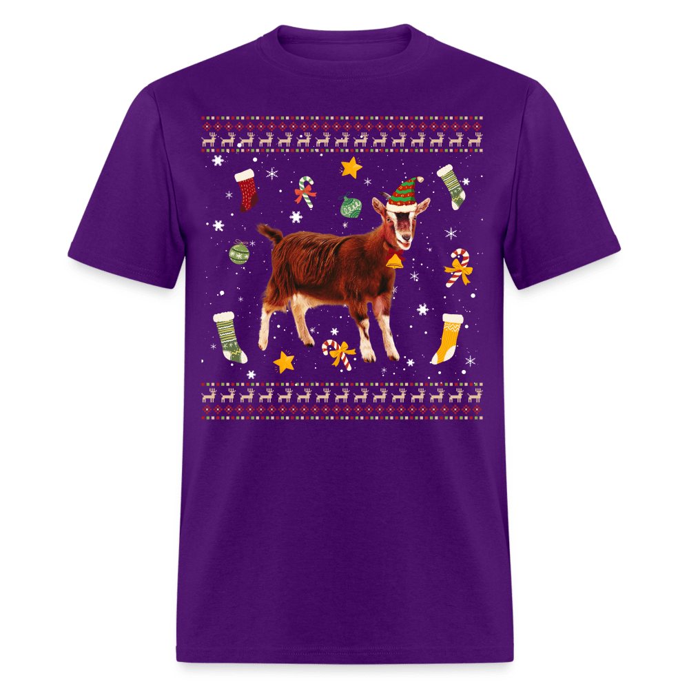 Christmas - Goat Ugly Sweater - Family Shirts Men, Woman Christmas T Shirts