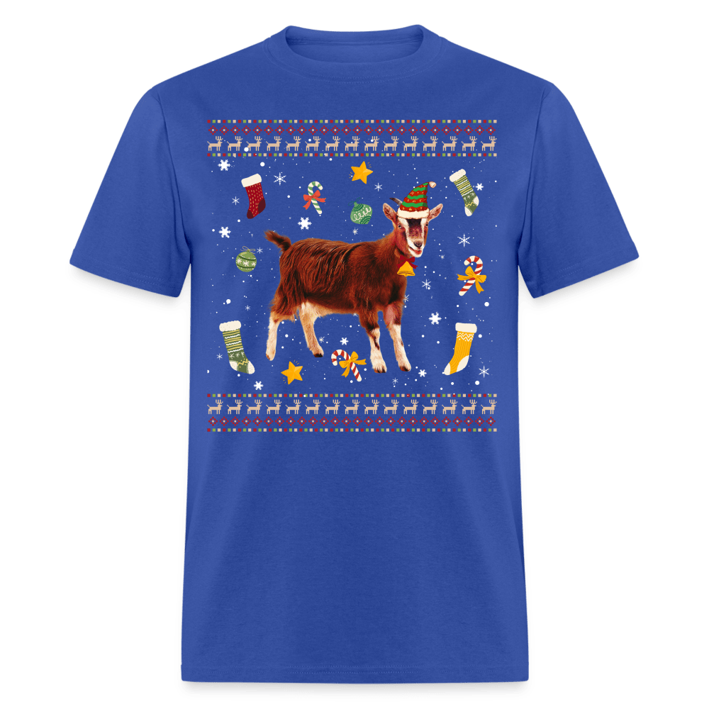 Christmas - Goat Ugly Sweater - Family Shirts Men, Woman Christmas T Shirts