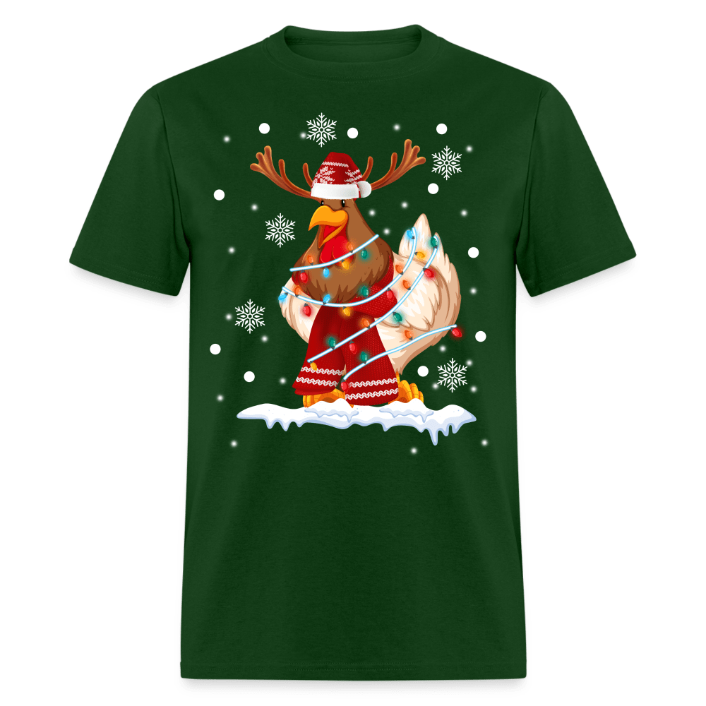 Christmas - Hen Indeer - Family Shirts Men, Woman Christmas T Shirts