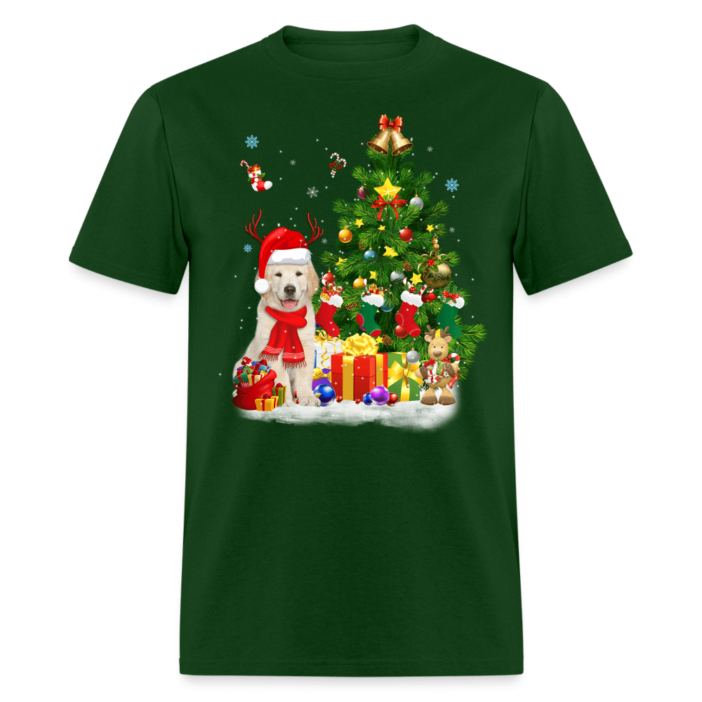 Christmas - Dog Christmas Tree - Family Shirts Men, Woman Christmas T Shirts