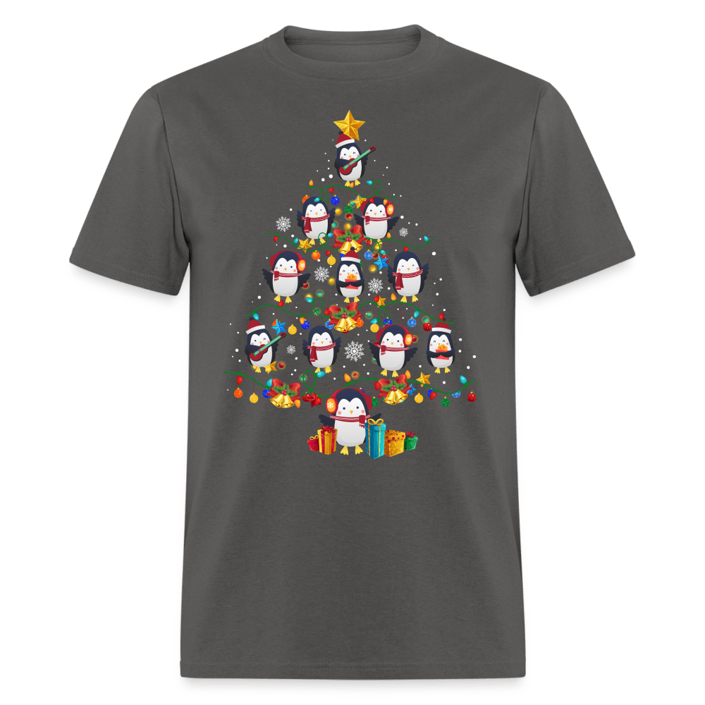 Christmas - Penguin Christmas Tree - Family Shirts Men, Woman Christmas T Shirts