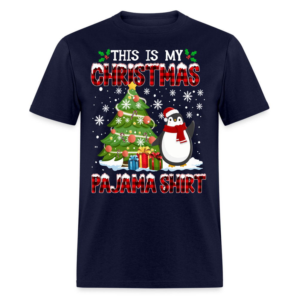 Christmas - Penguin This Is Christmas Pajama - Family Shirts Men, Woman Christmas T Shirts